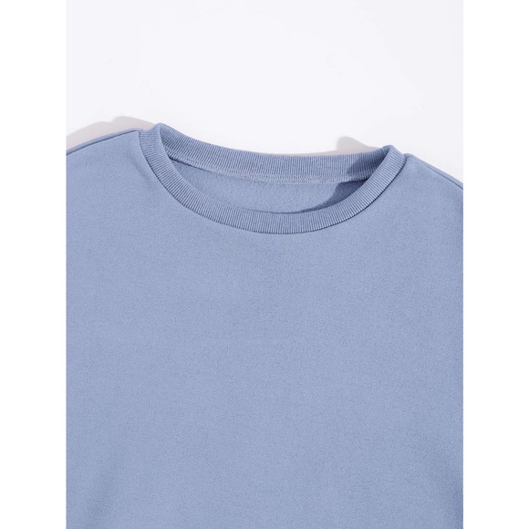 2 piece set: cropped Sweatshirt &  Sweatpants black - Picture 4 of 11